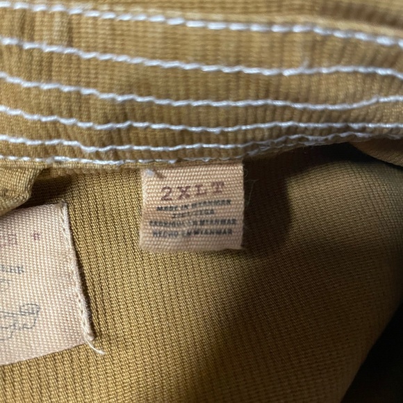 Red head ranch, low profile corduroy jacket.  Dark khaki color. 2XLT - Picture 7 of 8